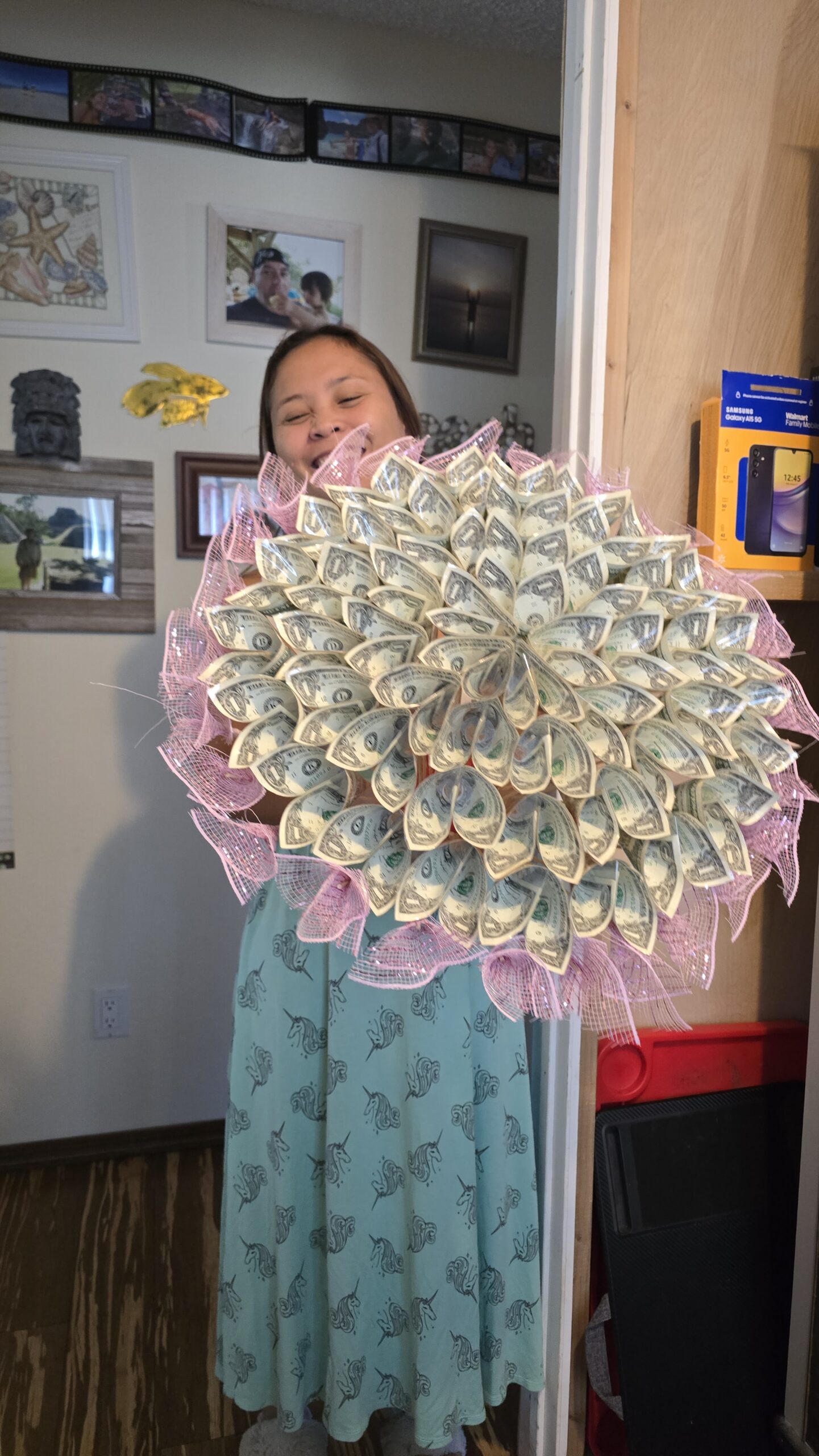Money Bouquet Design 1 (50 Bills)